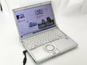 安さで勝負 中古ノートパソコン Windows10 Office Panasonic Let's note CF-N10AWFDS 第2世代i5 8GB 無線Wi-Fi SDカード 保証付き