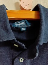 ラルフローレン 半袖ポロシャツ、キッズ90 、紺色_画像3