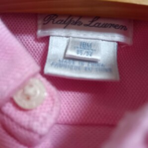 ラルフローレン 、ベビー 女の子 半袖綿シャツ、18М85、良品の画像2