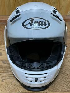 Arai アライ RAPIDE-IR ラパイドIR フルフェイスヘルメット グラスホワイト Sサイズ 55-56