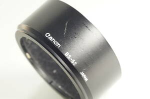 影EG【並品】CANON BS-52 NewFD 50mm F1.2L NewFD 50mm F1.2 NewFD 50mm F1.4 NewFD 50mm F1.8 NewFD 50mm F2 レンズフード