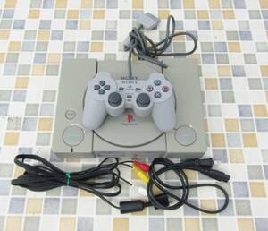 ◆ 簡易動作確認済み ｜Playstation　遊べるセット PS1｜SONY ソニー SCPH-7500 ゲーム機 本体 コントローラーセット｜ ■N7839