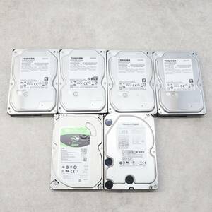 ◇ 1 ТБ ｜ 6 штук 3,5 дюйма жесткого диска жесткого диска ｜ Seagate Toshiba Western Digital ST1000DM003 Не распознается только мусор ｜ O9316.