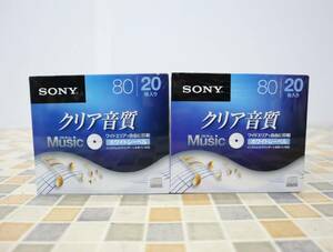 * disk for record l2 piece summarize CD-R 80 Music 5mm lSONY Sony 20CRM80HPWS 1 piece 20 sheets entering total 40 sheets l clear sound quality #O2587