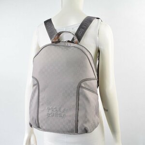 2559-24B0422★ペレボルサ PELLE BORSA 2023 未使用 美品★リーサ リュックサック 6503 GG グレージュ