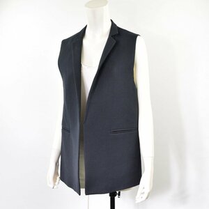 2355-24C0199* Dress Terior DRESSTEIOR 2022 magazine publication goods * beautiful goods cotton linen material summer gilet 36 black black 37400 jpy 