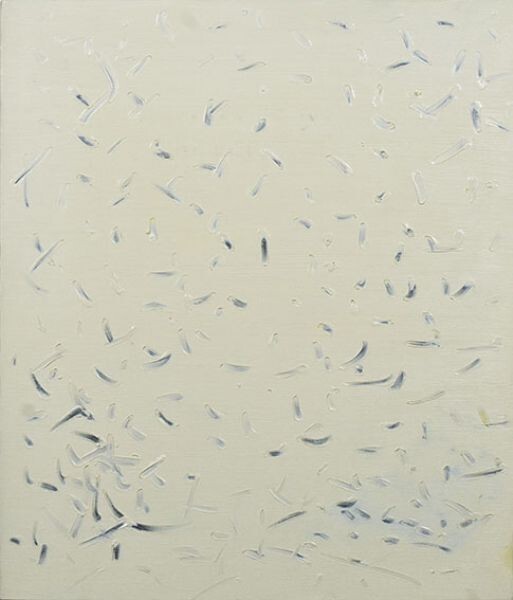 Oeuvre de Jun Itami Huile sur toile Signée au dos, Dates Signé au dos sur cadre en bois 53×46 F:67, 5×60 1994 Jun Itami Architect, Peinture, Peinture à l'huile, Peinture abstraite