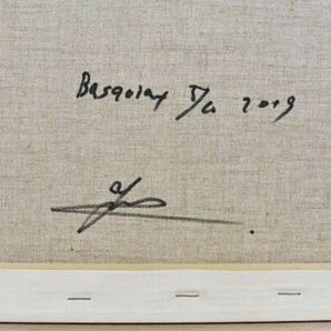 井田幸昌版画「Basquiat」 シルクスクリーン キャンバス 限10 裏にサイン、タイトル、年記 45.5×45.5 2019年 Yukimasa Idaの画像8