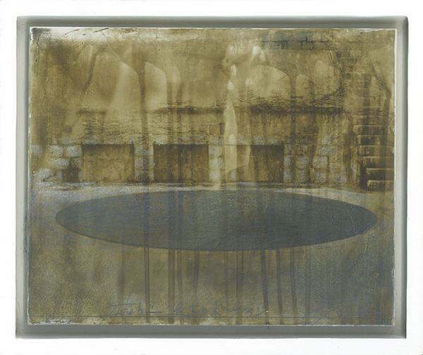 远藤利胜的作品《Trieb：脚下的水》计划照片, 铅笔, 木板, 符号, 标题 23×28 1999 远藤利活, 艺术品, 绘画, 其他的