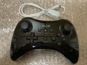 即決! Wii U PROコントローラー ブラック 黒