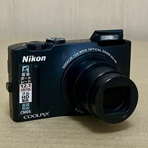 【出品時基本動作確認OK】Nikon /ニコン /デジタルカメラ/ COOLPIX S8100/コンパクトデジタルカメラ/ノーブルブラック