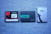 SSD kingston120G,CedMere250G,Netac520G 3個_画像2
