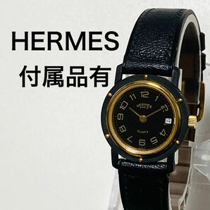 美品！　HERMES エルメス　ビンテージ　ベルト純正　レディース腕時計