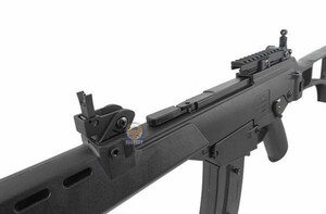 FCW 製 G36 シリーズ用 20㎜レール付 フロントサイト リアサイト セット ナイツ刻印入 検) HK416 G3 G36 MP5 H&K USP ソーコム