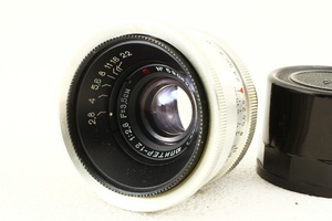 外観美品◆XnNTEP-12 Jupiter 3.5cm F2.8 L39 Lマウント ロシア製◆単焦点レンズ/A3421