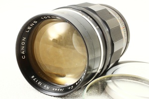 ジャンク品◆Canon キヤノンレンズ 100mm F2 Leica Lマウント◆単焦点レンズ/A3787