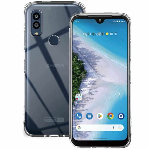 Android One S10 ケース (類似品)タッチペン付き