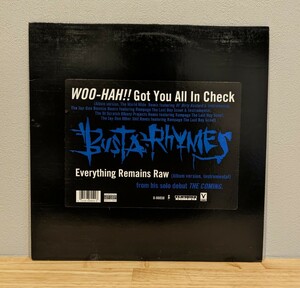 ■USオリジナル■BUSTA RHYMES / Woo-Hah!! Got You All In Check■90sクラシックJay-DeeJDilla