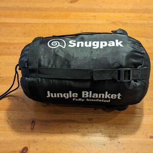 新品 Snugpak スナグパック ジャングルトラベル ブランケット ブラック 黒 大判ブランケット