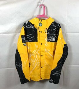 ☆展示未使用品☆ Supreme THE NORTH FACE Loeil Printed Taped Seam Shell Jacket シェル ジャケット イエロー NF0A84NVKIV [66-0308-N4]