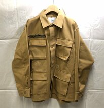 タグあり ダブルタップス/WTAPS 21AW JUNGLE LS COTTON TWILL サイズ:01 212WVDT-SHM02 ミリタリー ジャケット ☆良品☆[66-0322-N1]_画像1