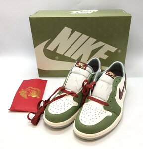 ☆未使用品☆ NIKE/ナイキ AIR JORDAN 1 Low OG/エア ジョーダン ロウ サイズ:26cm 品番:FN3727 100 メンズ グリーン 辰 [75-0311-N1]