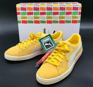 ☆未使用品☆ プーマ PUMA × HARIBO Suede Triplex Haribo 382560 01 スエード サイズ:27.5cm シューズ スニーカー イエロー [75-1105-M5]