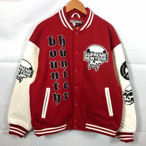 ☆未使用新古品☆ Supreme シュプリーム 23AW Bounty Hunter Varsity Jacket サイズ:L バーシティジャケット バウンティハンター[66-O3]