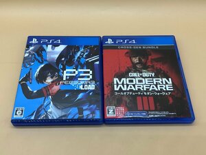 PS4 2本まとめ ペルソナ3 リロード / コールオブデューティ モダン ウォーフェアⅢ PlayStation4 プレステ4 ☆良品☆ [24-0304-T6]