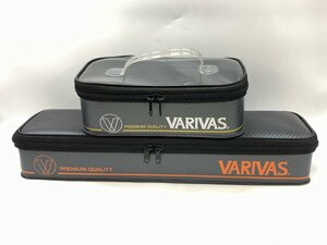 VARIVAS/バリバス プレミアムクオリティ システムケース タックルケース 2点セット 公魚工房 寒冷地仕様 VABA-57 ボックス [64-E4]☆良品☆