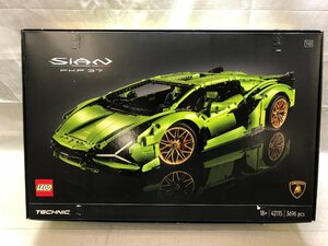 一部組立済み レゴ LEGO TECHNIC LAMBORGHINI ランボルギーニ シアン 42115 FKP37 【現状品】[34-0321-7K4]