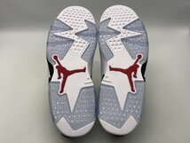 未使用展示品 NIKE AIR JORDAN 6 RETRO Carmine 28cm ナイキ エアジョーダン 2021年モデル CT8529-106 スニーカー ☆良品☆[75-0324-M4]_画像8