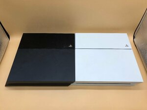 1円～ PS4 2台まとめ CUH-1000A/CUH-1100A SONY PlayStation4 プレステ4 【ジャンク・現状品】動作不良/不明/難有り等 [298-0325-2T4]