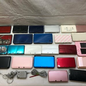 1円～ 3DS/2DS/DS 24台まとめ new3DSLL②/3DSLL③/new3DS②/他 ニンテンドー【ジャンク・現状品】動作不良/不明/難有り等 [292-0329-T1]の画像1