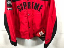 ☆未使用展示品☆ Supreme THE NORTH FACE Arc Logo Mountcin JACKET アーチ ロゴ マーチ ジャケット レッド NF0A3VMM 682 M [66-0309-N2]_画像8