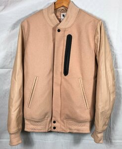 NIKE ナイキ ESSENTIALS DESTROYER JACKET ベージュ 908644 200 サイズ:XS スタジャン ☆良品☆[66-1112-7O7]