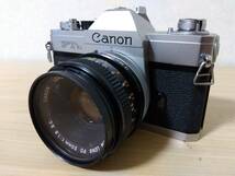 [004] Canon キヤノン FTb QL/FD 50mm F1.8 S.C. レンズキット_画像1