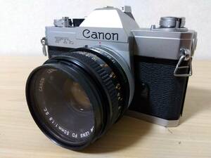 [004] Canon キヤノン FTb QL/FD 50mm F1.8 S.C. レンズキット