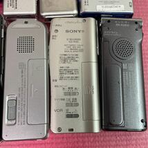 SONY Panasonic OLYMPUS SANYO +其他 12台ICレコーダー ジャンク品 _画像10