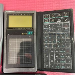 シャープ SHARP PC-G850 PA-7000 CASIO fx-913ES 3点 ポケットコンピュータ 現状品 の画像4