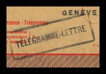 K103百円〜　電報｜日本→スイスジュネーブ宛電報3枚入書状　消印：TELEGRAPHE/11.IX.59-10/GENEVE　エンタイア_画像7