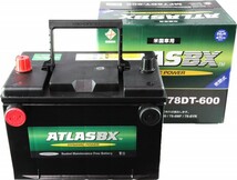 新品 アトラス バッテリー ATLAS MF 78DT-600 互換 S-10 (82-86) SSR エクスプレス 米国規格 ジープ ラングラー ( TJ40 ) サバーバン_画像2