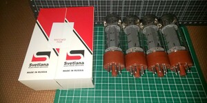 ほぼ新品！Svetrana EL-34 4本マッチド高音質。 真空管