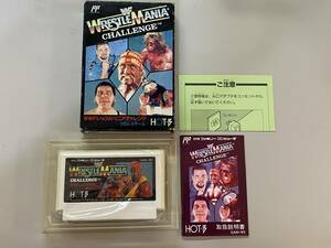 FC 美品　WWFレッスルマニアチャレンジ　箱説付き　珍品　レア　ファミコン 