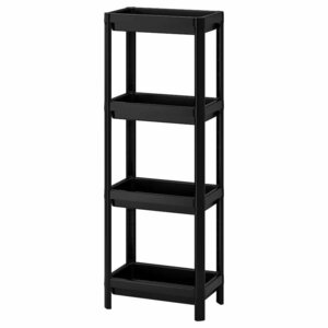 IKEA shelf unit, VESKEN black, 36x23x100 cm postage Y750!