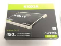 《送料無料》キオクシア KIOXIA 内蔵 SSD 480GB 2.5インチ 7mm SATA 国産BiCS FLASH TLC 搭載 EXCERIA SSD-CK480S/N_画像2