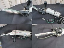 Pt01 古いので一応ジャンク ベルトサンダー MAKITA + カンザワ マキタ 9500N 100ミリジスクグラインダ 86年製 グラインダー _画像6