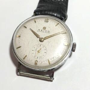 【1円】 時計 SEIKO セイコー EXTRA FLAT エクストラフラット Sマーク 14008 手巻き スモールセコンド スモセコ 腕時計 ウォッチ 稼働品