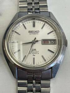 26.稼働品・SEIKO LORD MATIC セイコー ロードマチック スペシャル 25石 5206-6130 シルバー文字盤 デイデイト 自動巻き メンズ//TO100