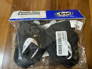 ★Arai 四輪用ヘルメット GP-7用チークパッド15mm（標準より薄目）（海外でしか購入できません）